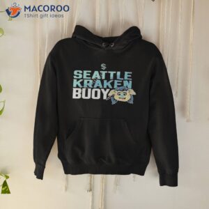 toddler seattle kraken deep sea blue mascot head shirt hoodie