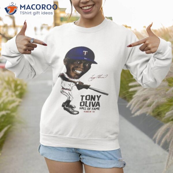 Tony oliva hall of fame shirt