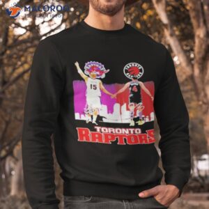 toronto raptors vince carter and scottie barnes signatures shirt sweatshirt