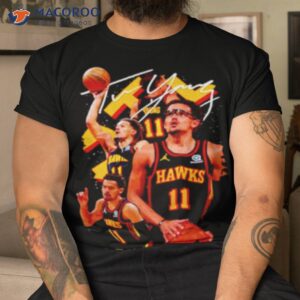 trae young atlanta hawks nba basketball shirt tshirt