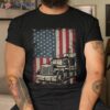 Truck Driver Usa Flag Gift Patriotic Trucker Shirt