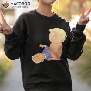 trump piss on biden fuck joe biden shirt sweatshirt 2