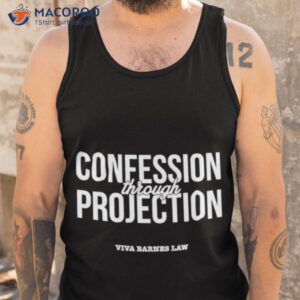 tucker carlson confession through projection shirt tank top