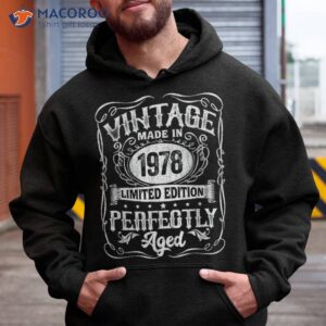 turning 45 birthday decorations 45th bday 1978 shirt hoodie