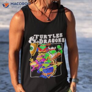 turtles and dragons shirt tank top