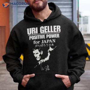 uri geller positive power for japan signature shirt hoodie