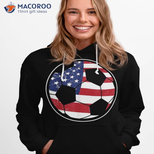 Usa Flag American Us Soccer Sport Game Player Gifts Shirt