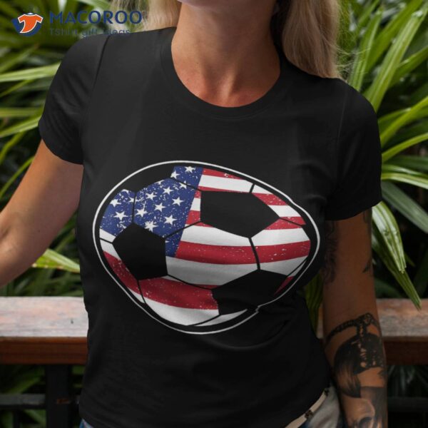 Usa Flag American Us Soccer Sport Game Player Gifts Shirt