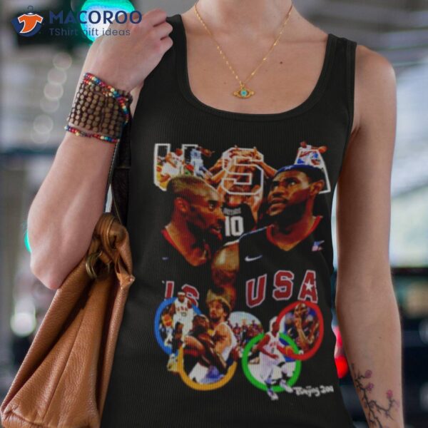 Usa Redeem Team Olympics Retro Basketball Shirt