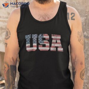 usa us flag patriotic 4th of july america shirt tank top