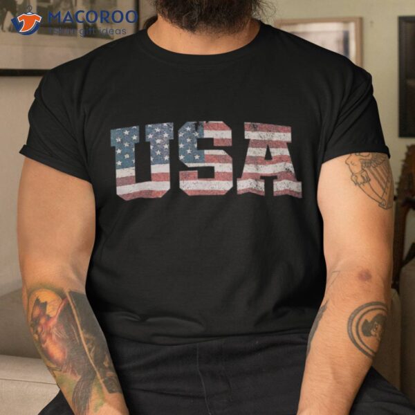 Usa Us Flag Patriotic 4th Of July America Shirt