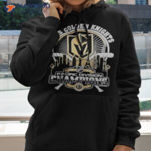 Vegas golden knights 2023 pacific Division champions city skyline shirt