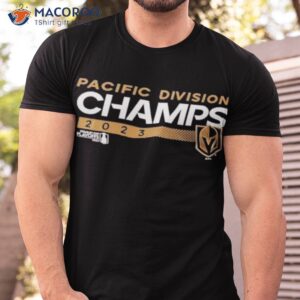 Vegas golden knights 2023 pacific Division champions shirt