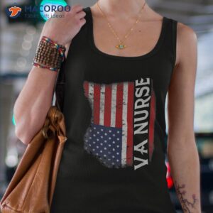 veteran american usa flag va nurse shirt tank top 4