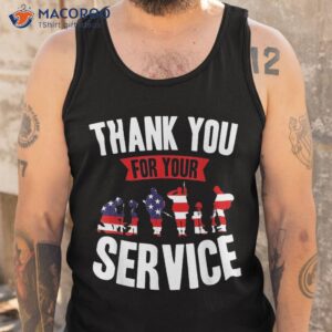 veterans day thank you for your service shirt tank top 1