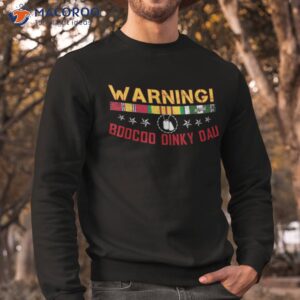 vietnam veteran shirt boocoo dinky dau tee sweatshirt