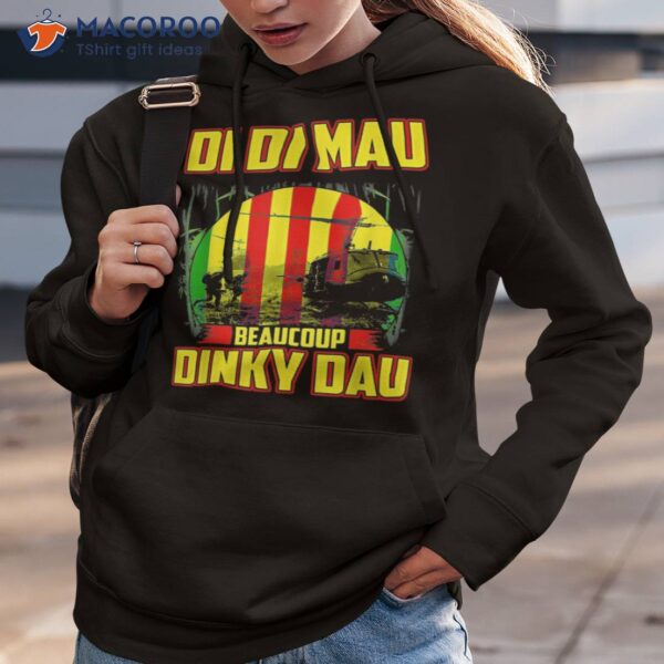 Vietnam War Veteran Di Mau Beaucoup Dinky Dau Patriots Shirt