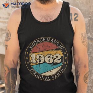 vintage 1962 original parts shirt 61st birthday gift shirts tank top