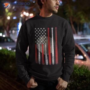 vintage american flag baseball patriotic baseball lovers shirt sweatshirt