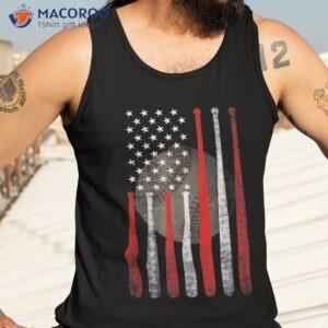 vintage american flag baseball patriotic baseball lovers shirt tank top 3