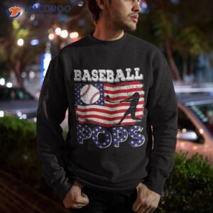 vintage american flag baseball pops costume player coach shirt sweatshirt