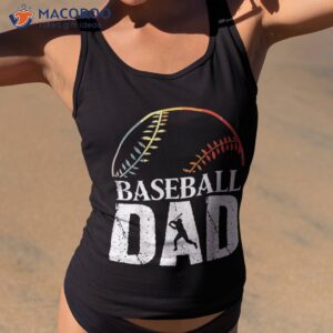 vintage baseball dad sport lover funny fathers day s gift shirt tank top 2