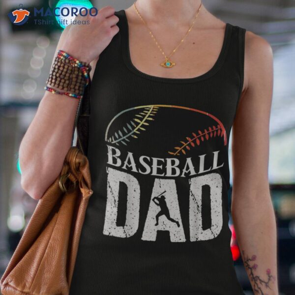 Vintage Baseball Dad Sport Lover Funny Fathers Day S Gift Shirt