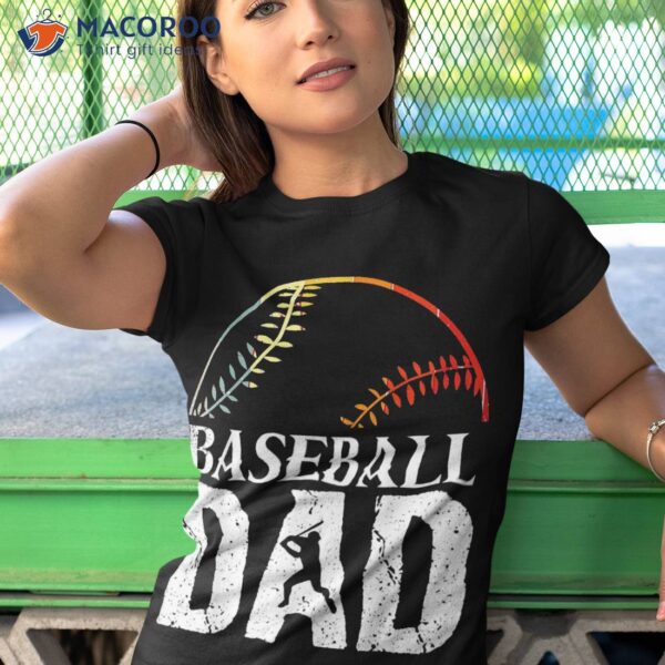 Vintage Baseball Dad Sport Lover Funny Fathers Day S Gift Shirt