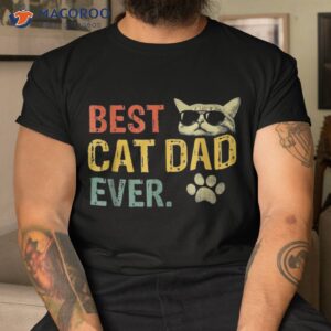 vintage best cat dad ever t shirt cat daddy gift shirt cute gifts for dad tshirt