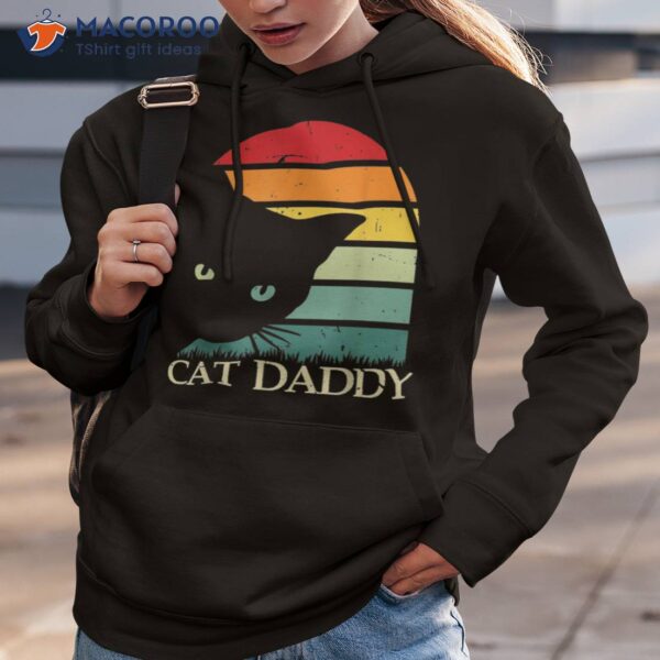 Vintage Cat Daddy Shirts For S Funny Dad Father’s Day Shirt