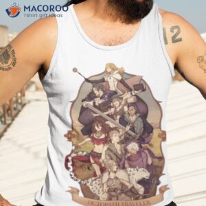 vintage design octopath traveler shirt tank top 3