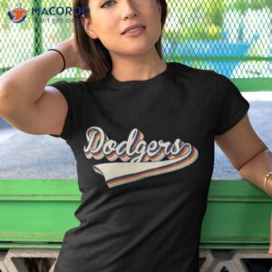 vintage dodgers name throwback retro apparel gift shirt tshirt 1