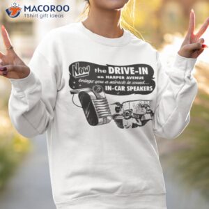 vintage drive in movie speaker ad shirt sweatshirt 2