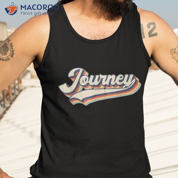 Vintage Journey Retro Name Personalized Gift Shirt