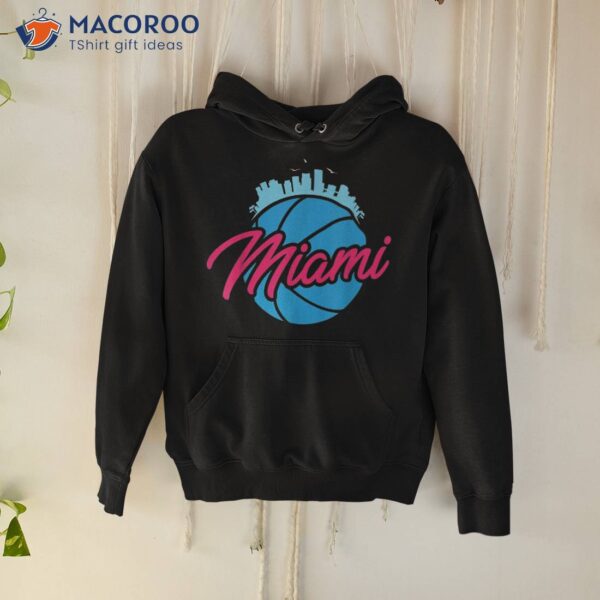 Vintage Miami Florida Retro Basketball I Shirt