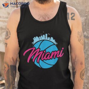 vintage miami florida retro basketball i shirt tank top