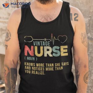 vintage nurse definition hospital medical registered nursing shirt tank top