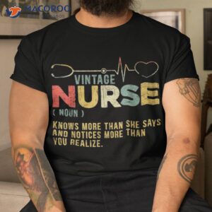 vintage nurse definition hospital medical registered nursing shirt tshirt