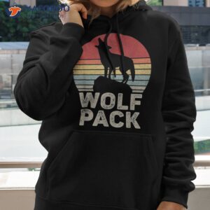 vintage retro wolf pack shirt hoodie 2