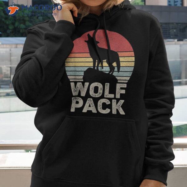 Vintage Retro Wolf Pack Shirt