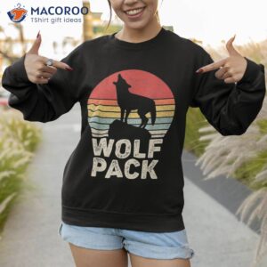 vintage retro wolf pack shirt sweatshirt 1