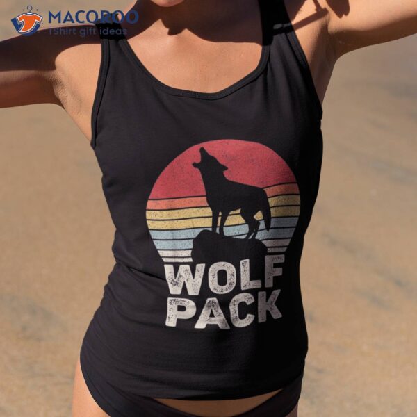 Vintage Retro Wolf Pack Shirt