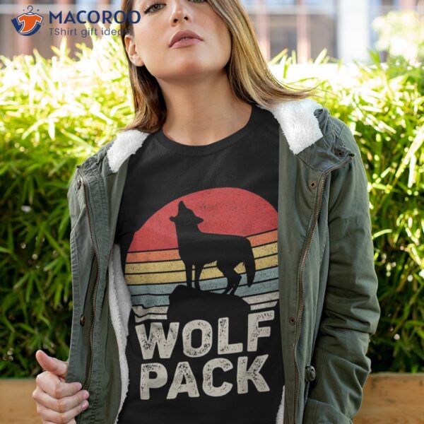 Vintage Retro Wolf Pack Shirt