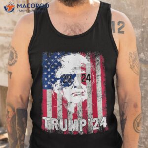 vintage trump 2024 retro donald trump support shirt tank top