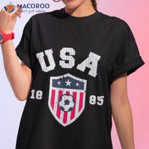 Vintage Usa Soccer 1885 American Flag Football Shirt