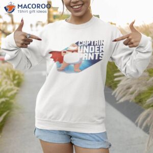 waistband warrior on roof captain underpants shirt sweatshirt