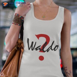 waldo questions where is red mark design shirt tank top 4