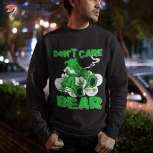 weed bear herb don t care funny marijuana cannabis shirt sweatshirt