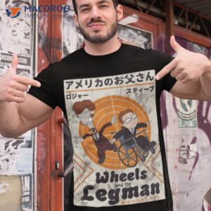 wheels and the legman american dad shirt tshirt 1