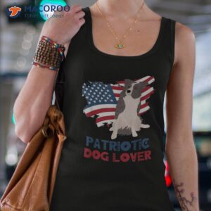 white amp blue merle border collie us flag patriotic dog lover shirt tank top 4